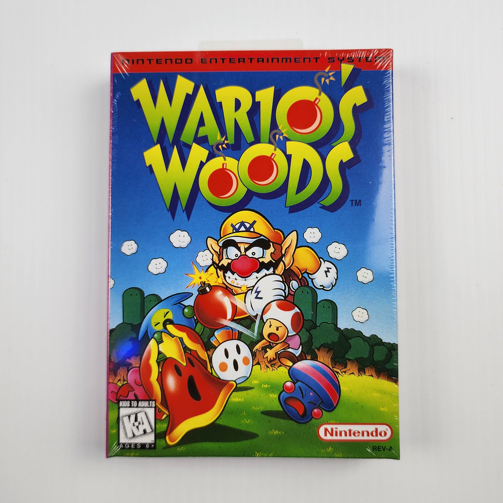 Warios Woods - NES Game - Brand New! - Sealed!