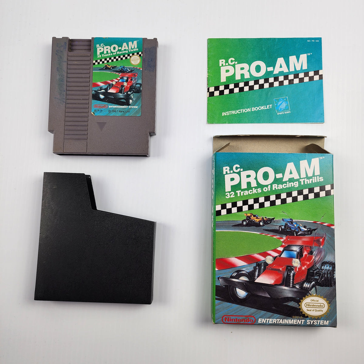 R.C Pro AM - NES Game - Complete in box - Great Condition! – Yo Geeky!