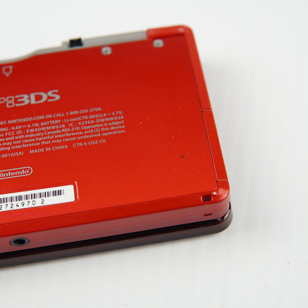Nintendo 3DS - Flame Red - Complete in Box
