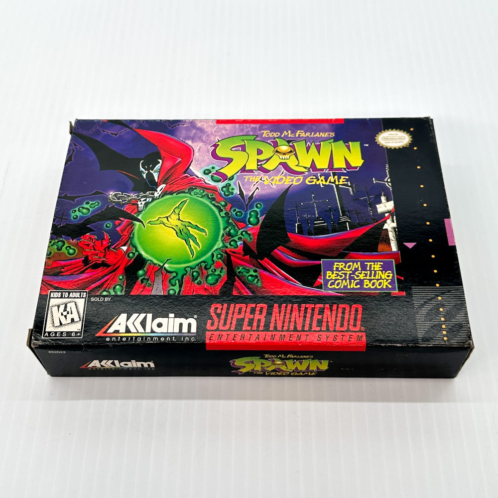 Spawn the Video Game - SNES Game - Complete in Box - Excellent Condition!