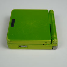 Load image into Gallery viewer, Gameboy Advance SP System Lime Green + Charger + 6 Games!