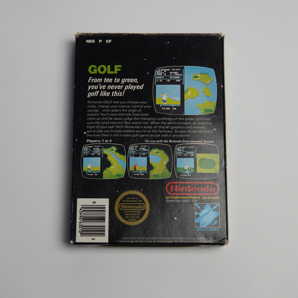 Golf - NES (Complete in Box) (First Print)