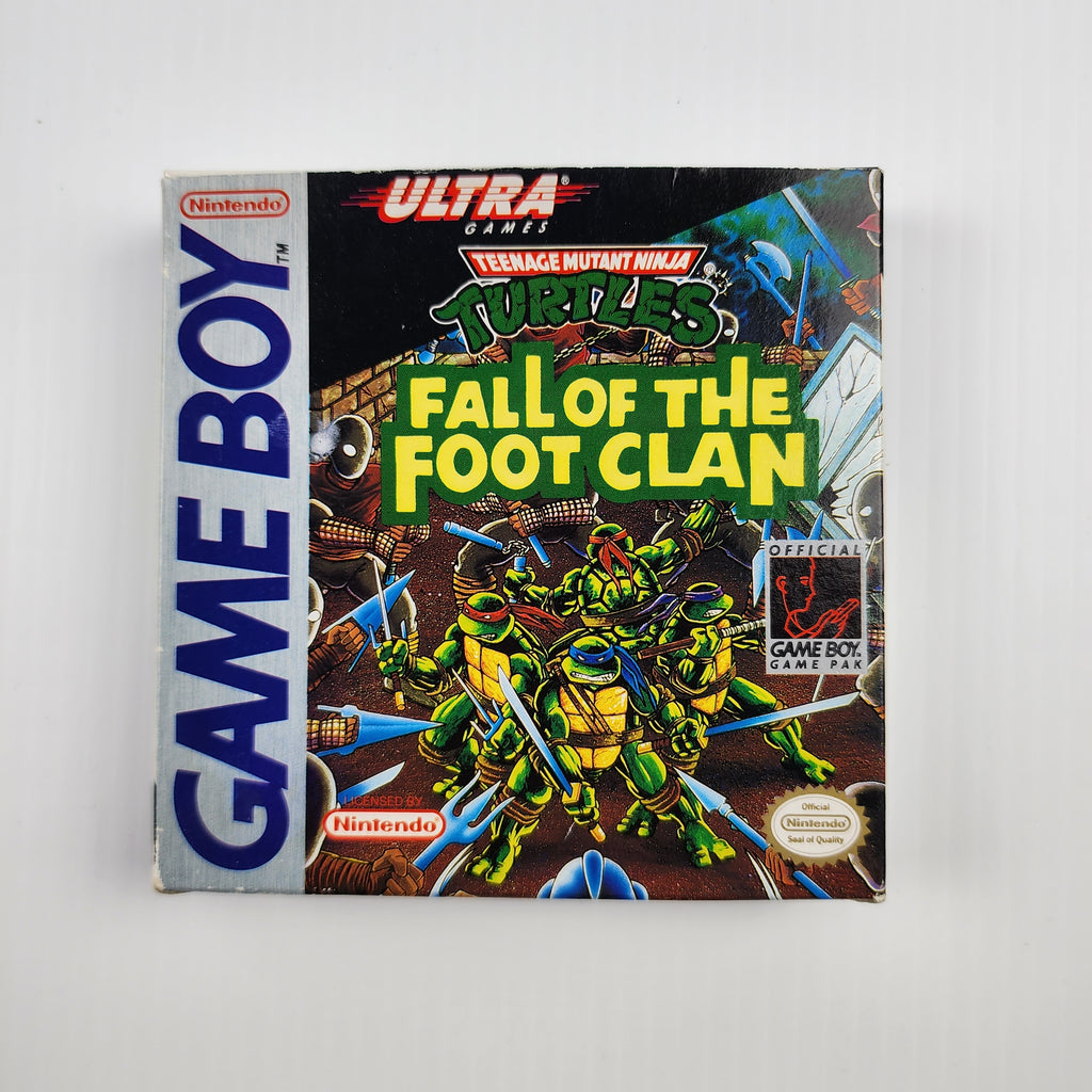 Teenage Mutant Ninja Turtles - Fall of the Foot Clan - Gameboy Game - CIB - Excellent Condition!