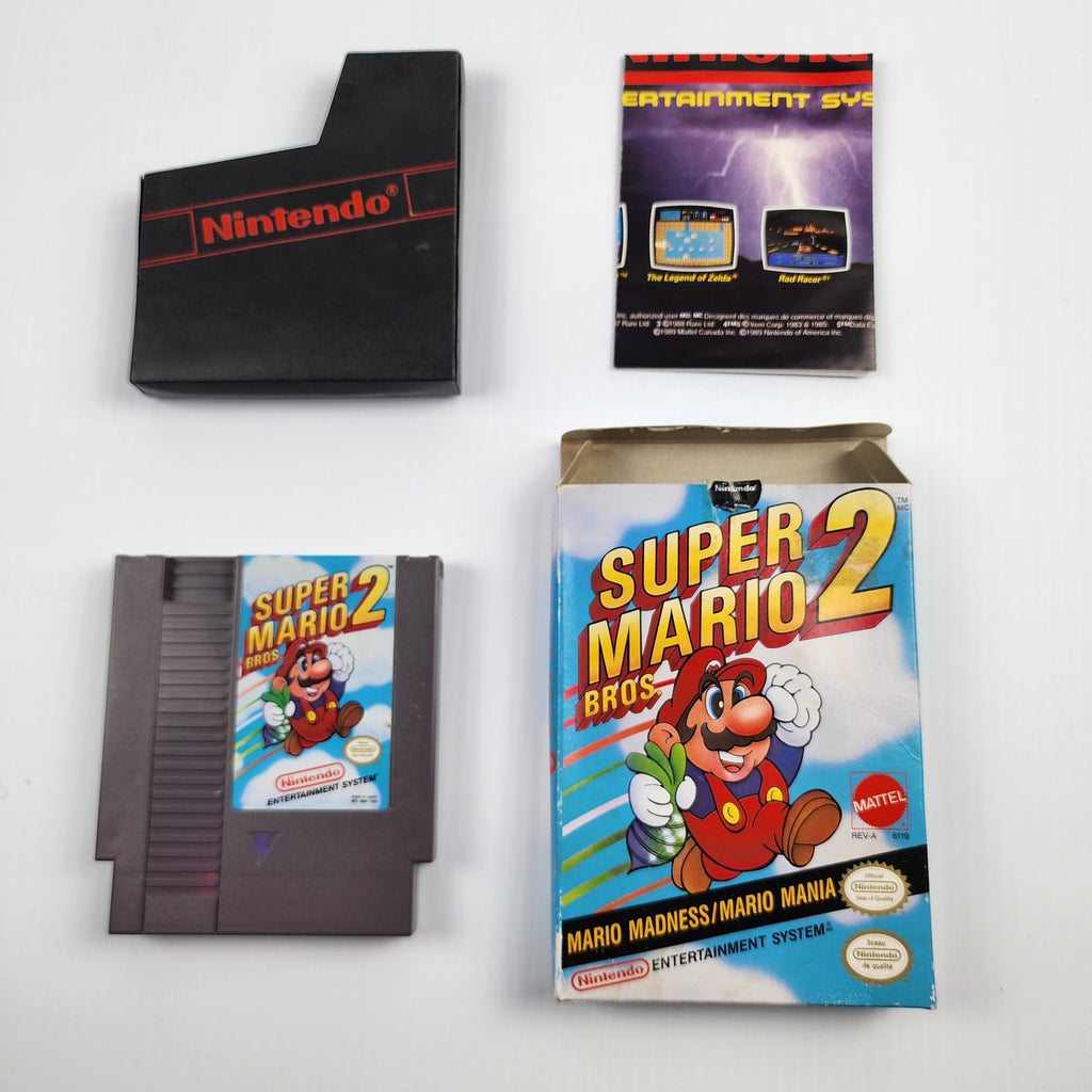 Super Mario Bros 2 - NES Game - Complete in Box - Good Condition!