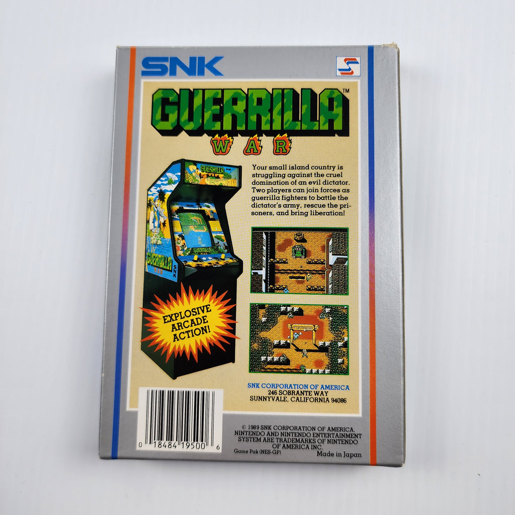 Guerilla War - NES GAME - Complete in Box - Great Condition!