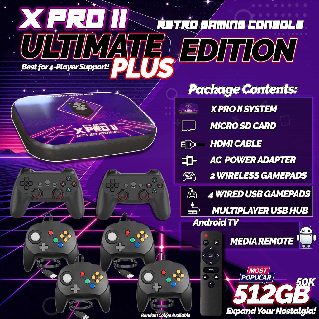 X-Pro II - Retro Box + Android Media PC - 2024 Edition