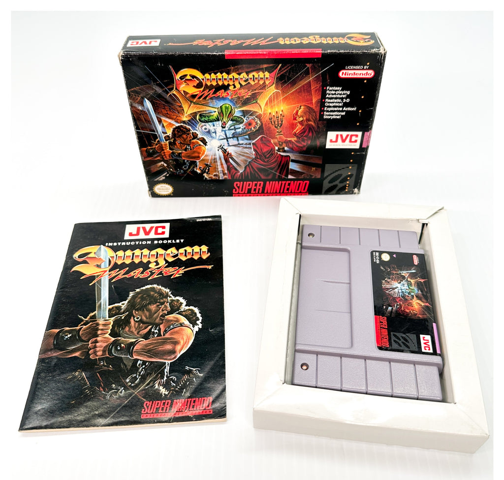 Dungeon Master - SNES Game - Complete in Box - Great Condition!