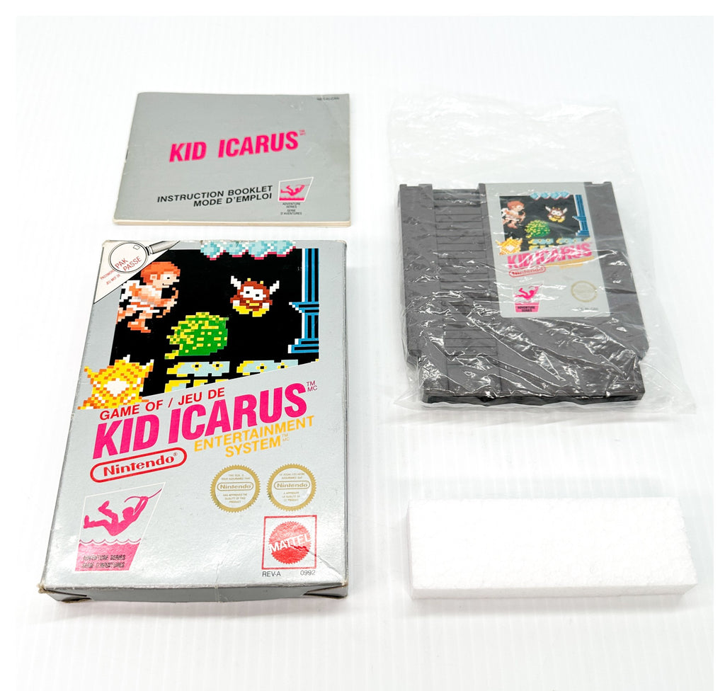 Kid Icarus - NES Game - Complete in Box - Great Condition!