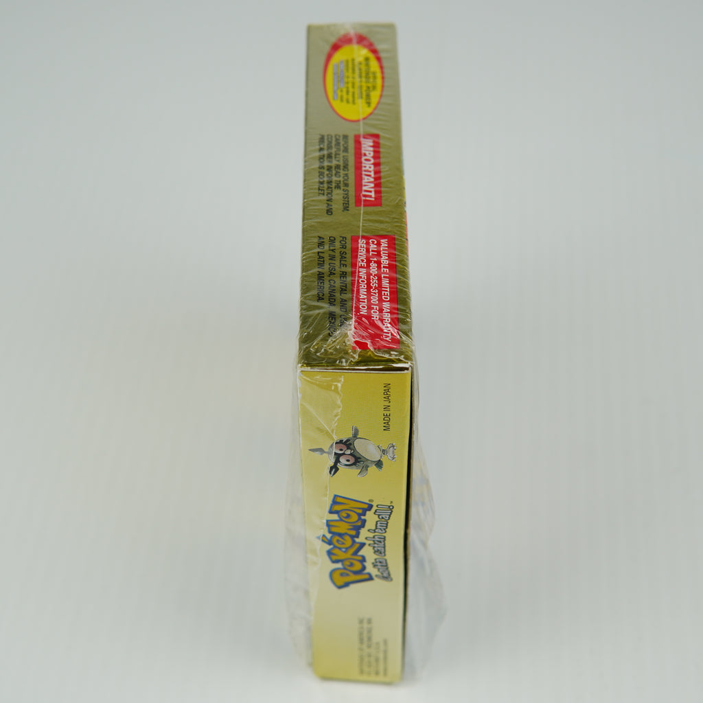 Pokemon Gold - Complete in Box - Factory Seal Wrap Intact (Opened)