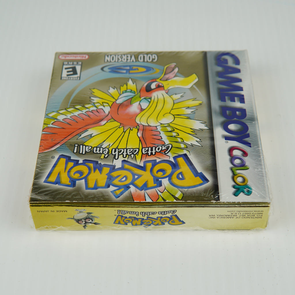 Pokemon Gold - Complete in Box - Factory Seal Wrap Intact (Opened)