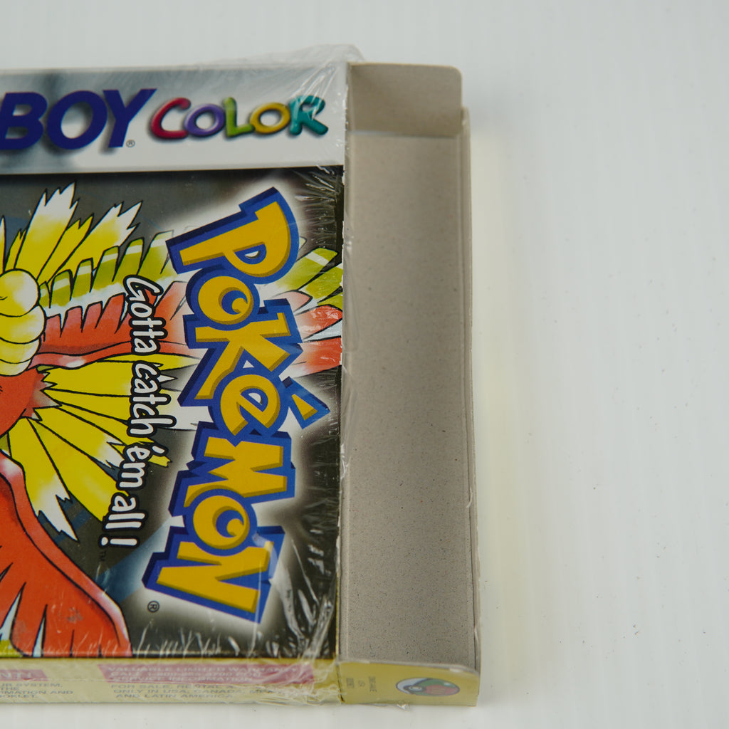 Pokemon Gold - Complete in Box - Factory Seal Wrap Intact (Opened)