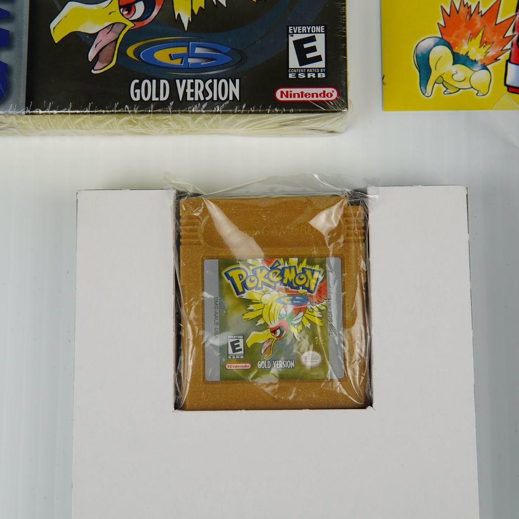 Pokemon Gold - Complete in Box - Factory Seal Wrap Intact (Opened)