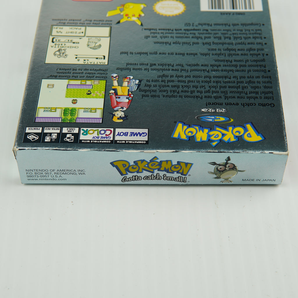 Pokemon Silver - Complete in Box - Excellent Condition