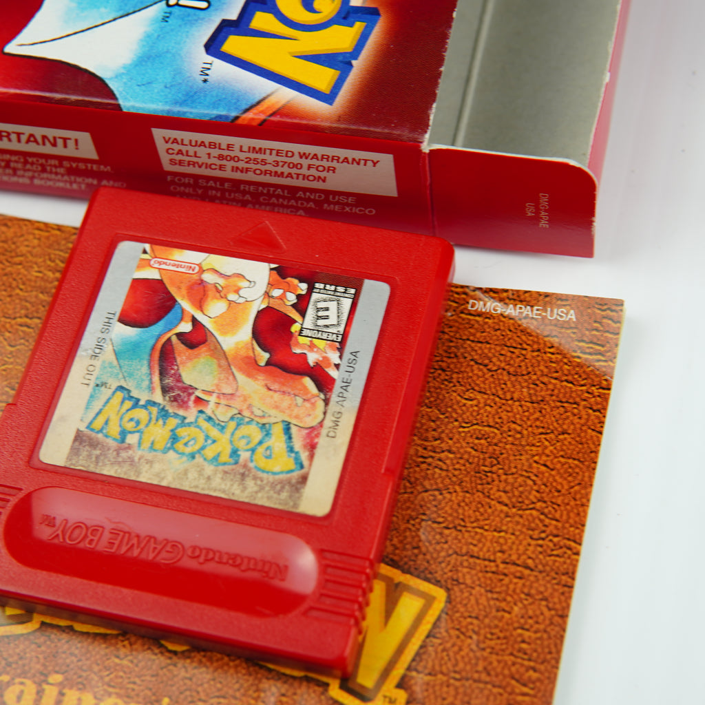 Pokemon Red - Complete in Box - Excellent Condition