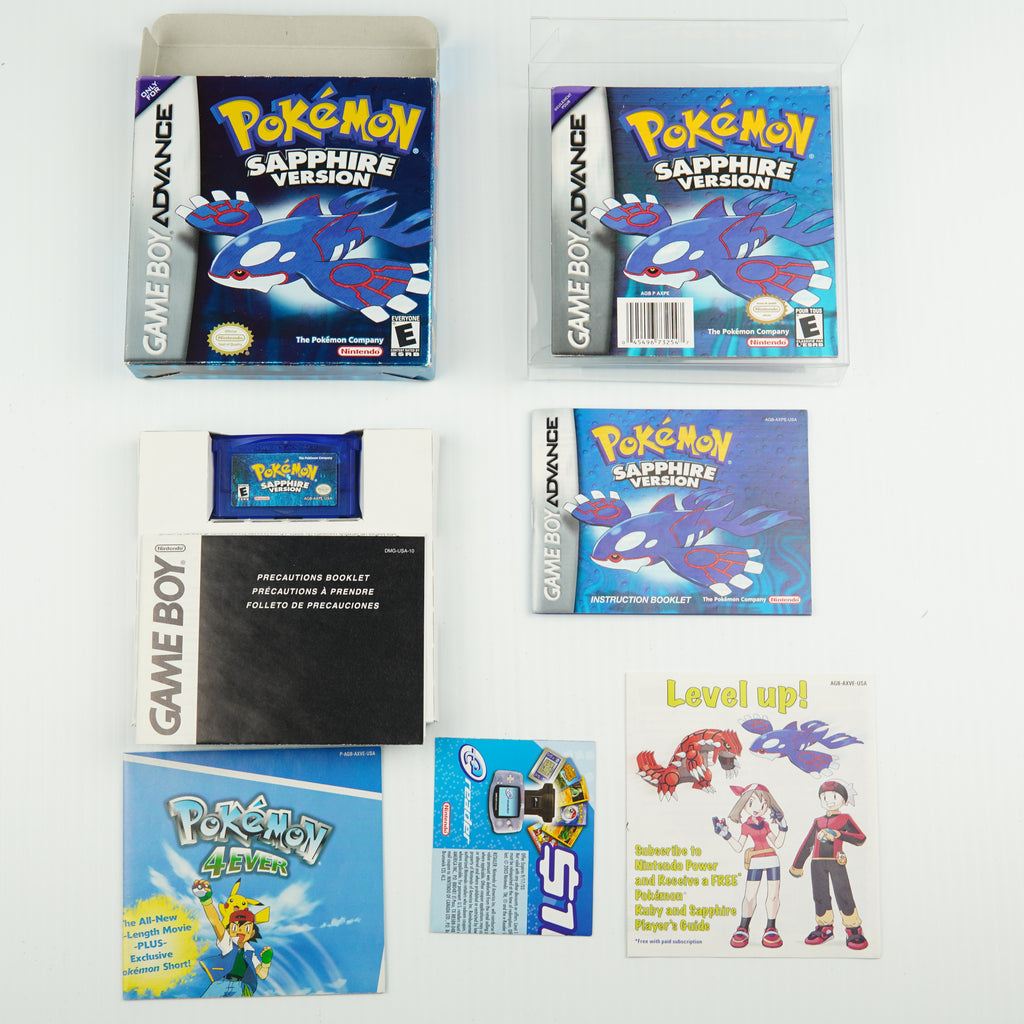 Pokemon Sapphire - Complete in Box - Excellent Condition