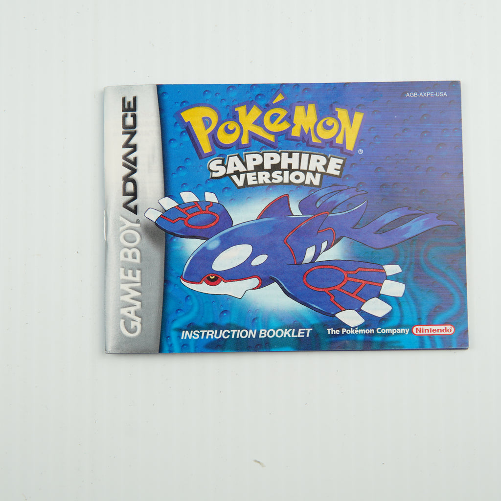 Pokemon Sapphire - Complete in Box - Excellent Condition