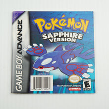 Load image into Gallery viewer, Pokemon Sapphire - Complete in Box - Excellent Condition