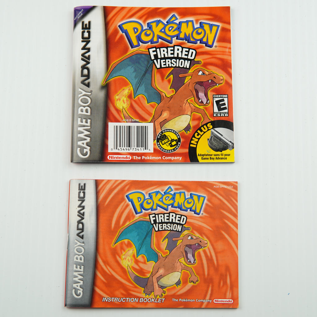 Pokemon Fire Red - Complete in Box