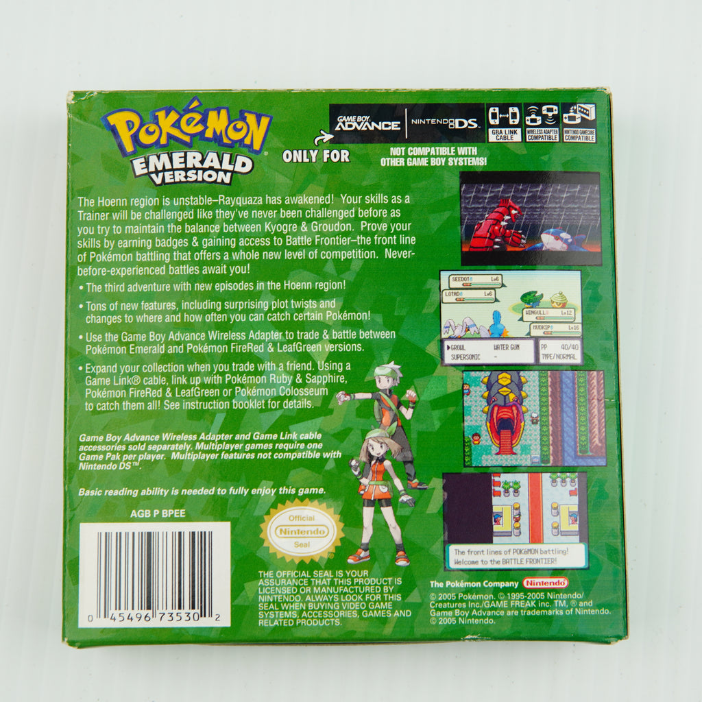 Pokemon Emerald - Complete in Box - Excellent Condition