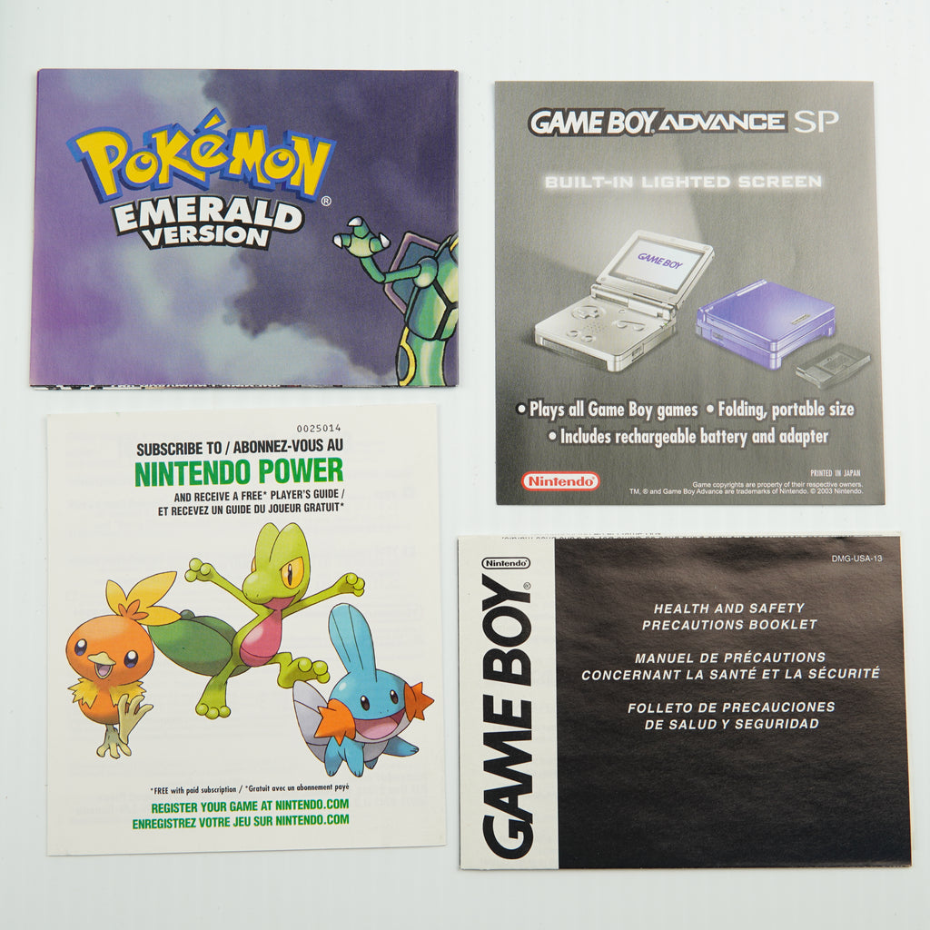 Pokemon Emerald - Complete in Box - Excellent Condition