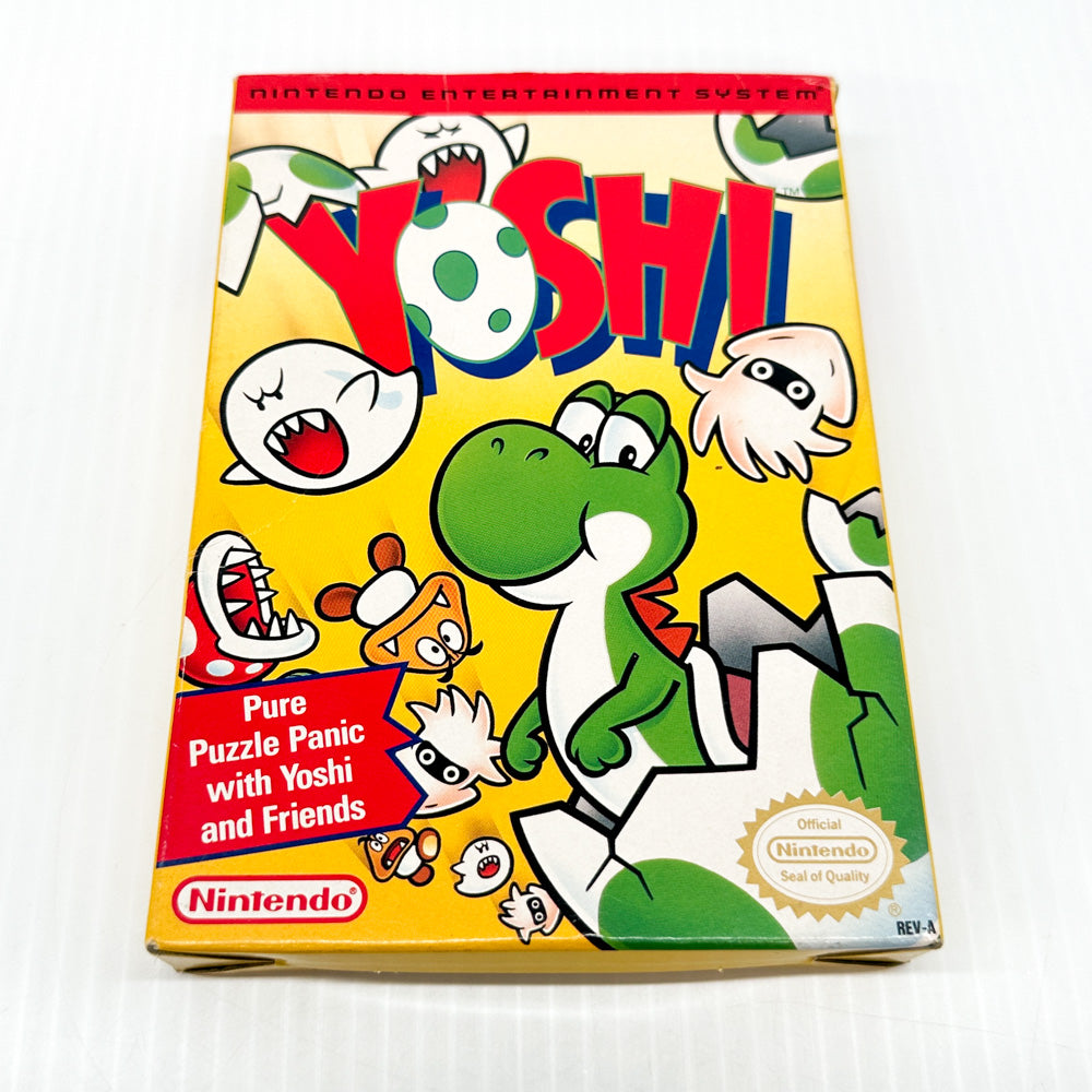 Yoshi - NES Game - Complete in Box - Great Condition!