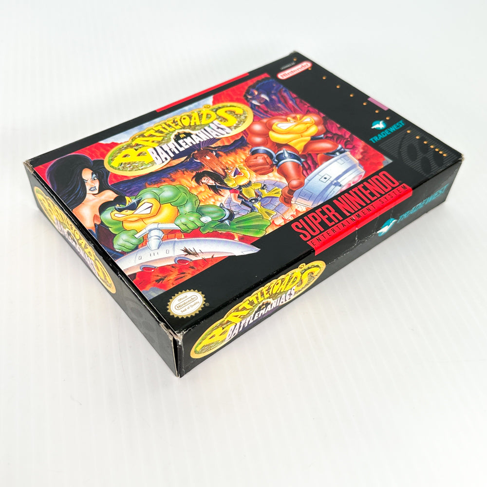 Battletoads in Battlemaniacs - SNES Game - Complete in Box - Excellent Condition!
