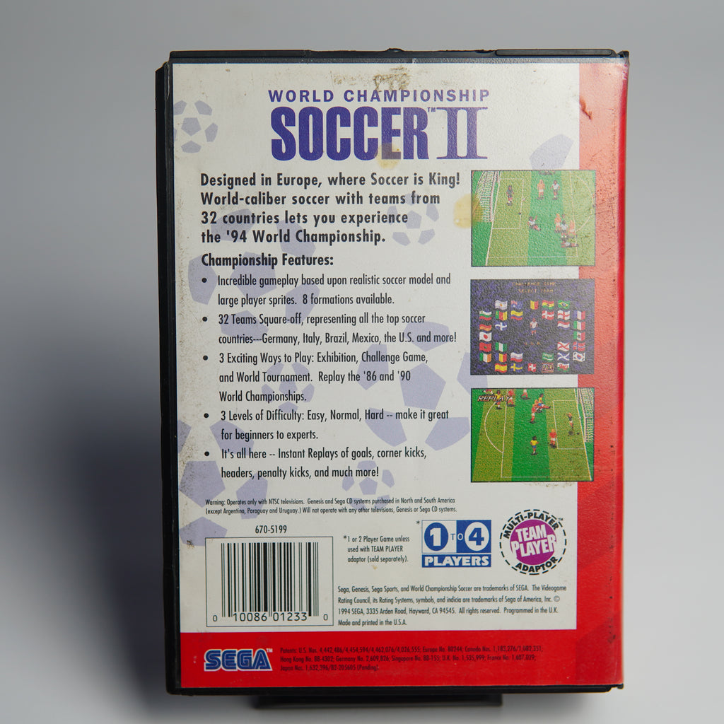 (Complete) World Championship Soccer II - Genesis Game