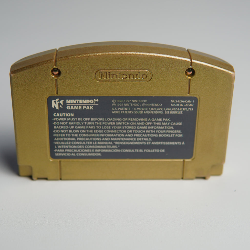 Legend Of Zelda Ocarina Of Time Gold Collectors Edition - N64 Game