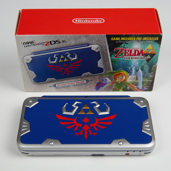 New nintendo 2ds ll hylian best sale shield edition