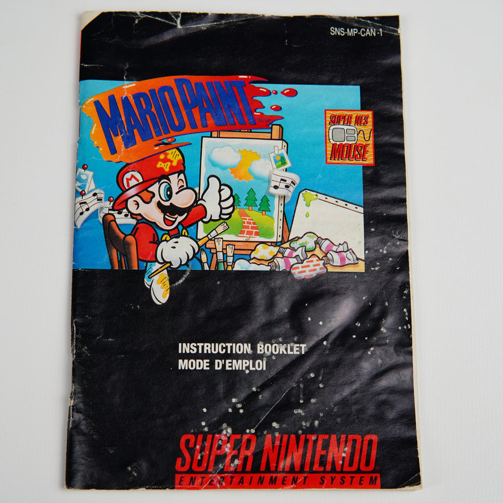 Mario Paint & Manual - Snes Game