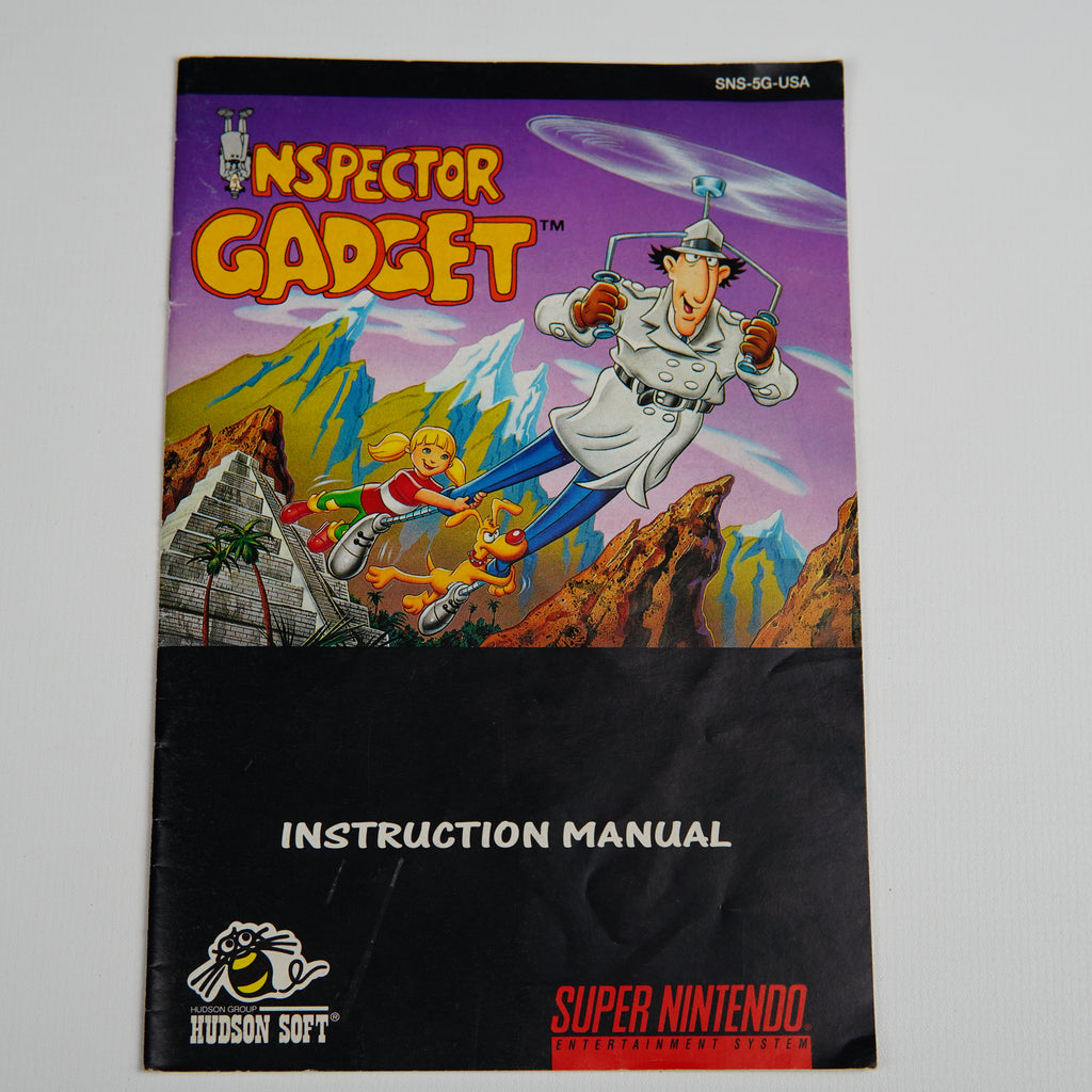 Inspector Gadget & Manual - SNES Game