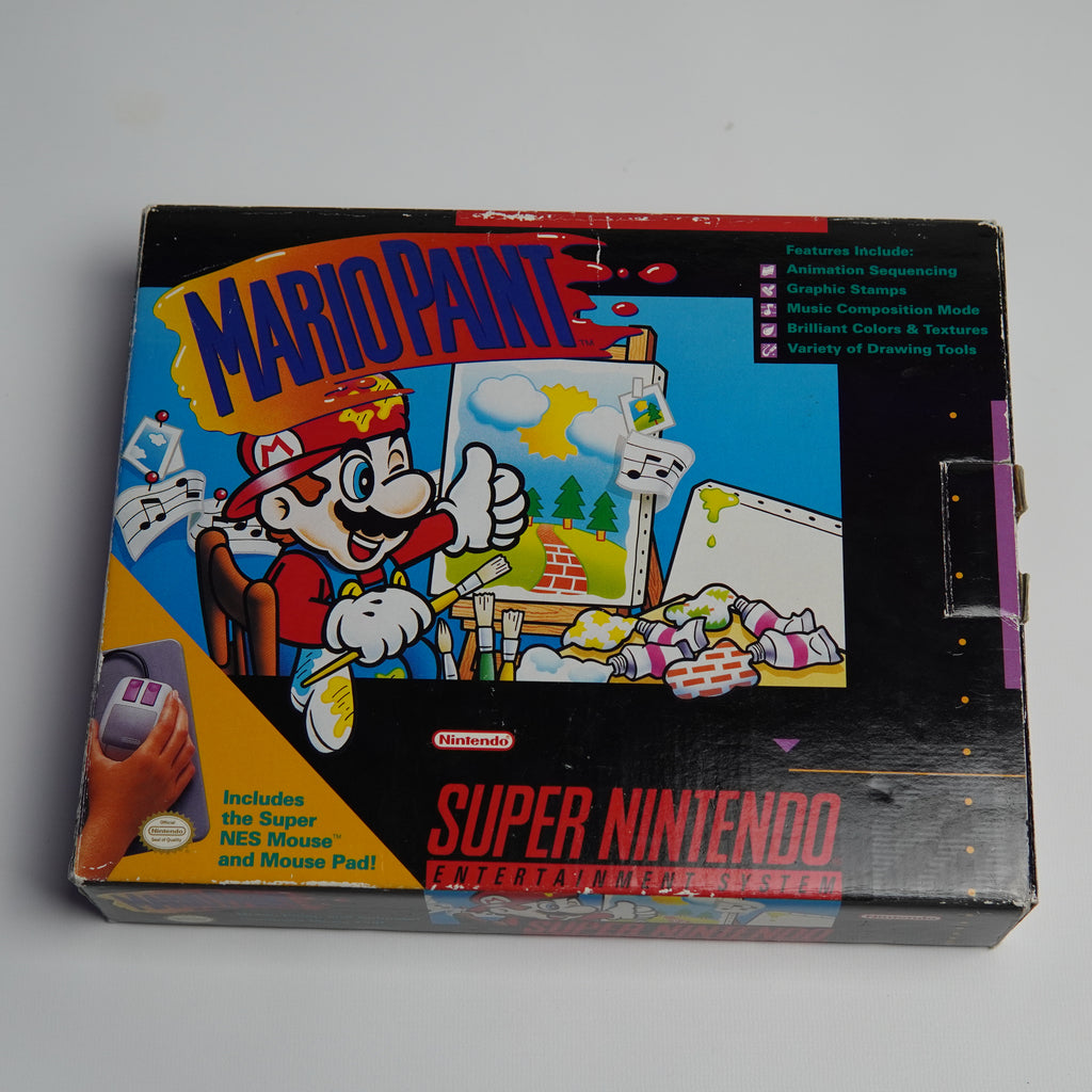 Mario Paint SNES (Complete in Box)